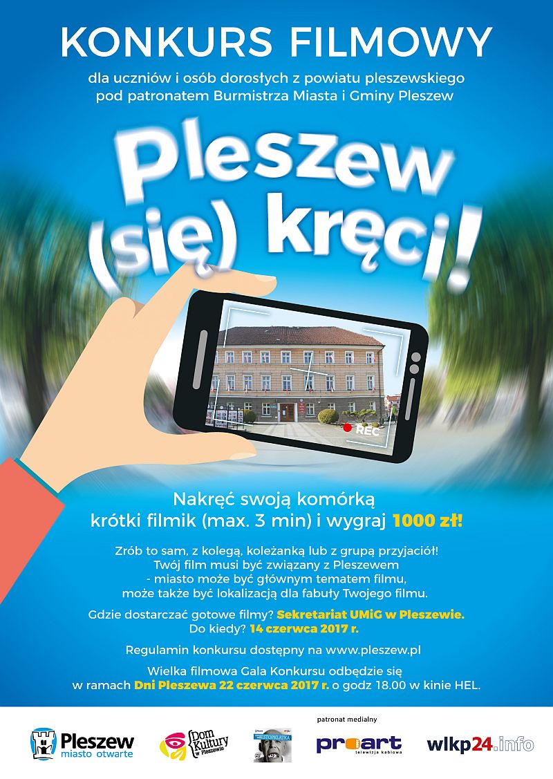 „Pleszew (się) kręci” i czeka na filmiki