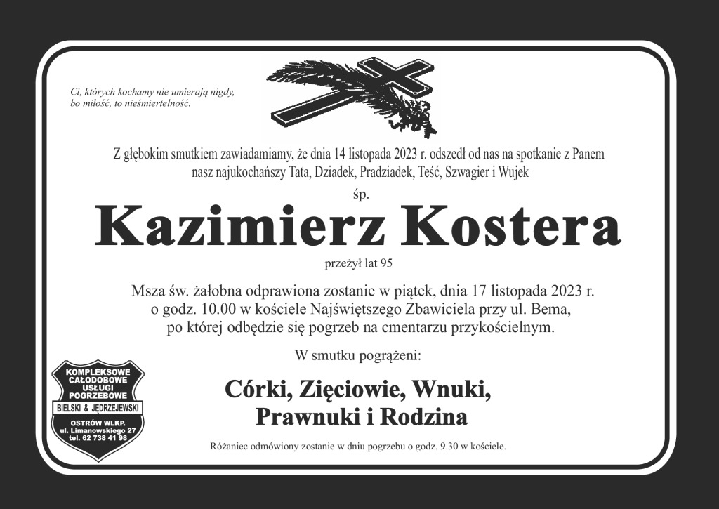 thumbnail of Kostera Kazimierz