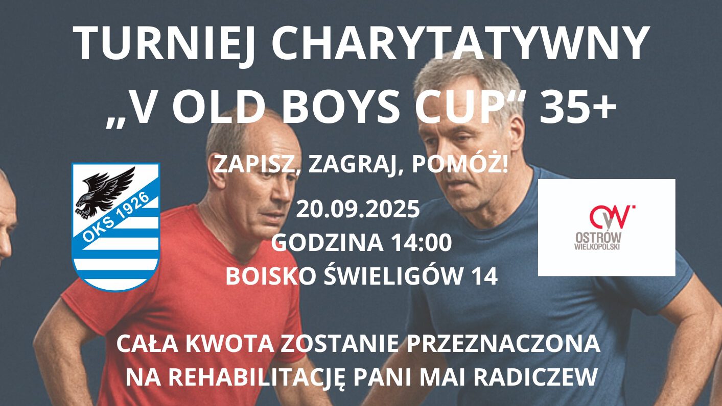 Trwają zapisy na turniej charytatywny V Old Boys Cup