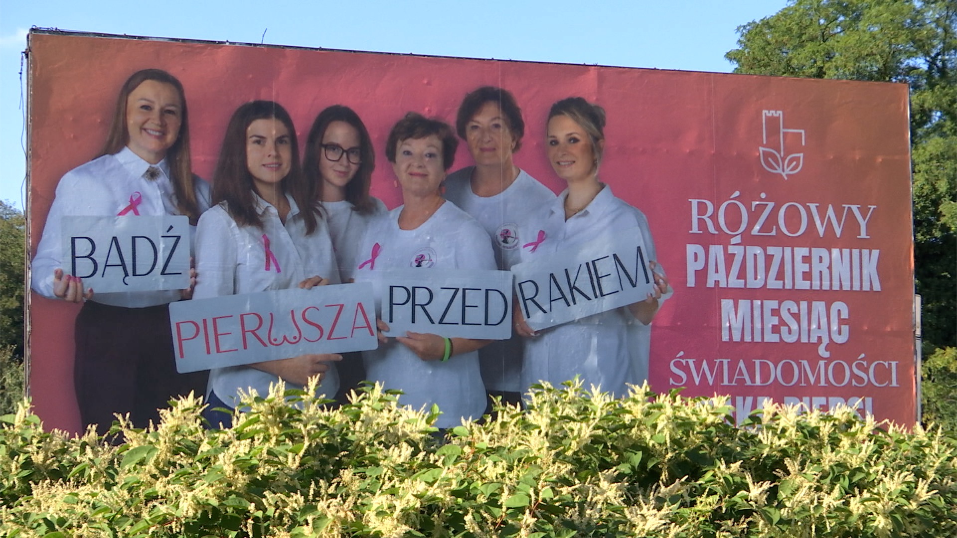 Różowy październik trwa. Ostrzeszów uświadamia po raz kolejny