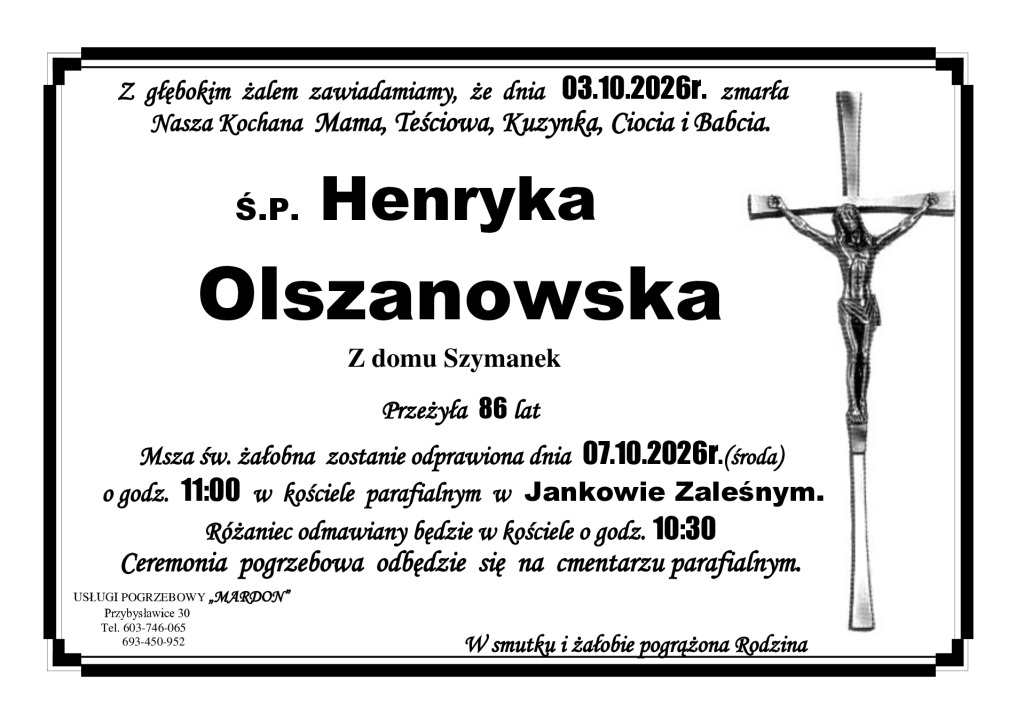thumbnail of Henryka Olszanowska